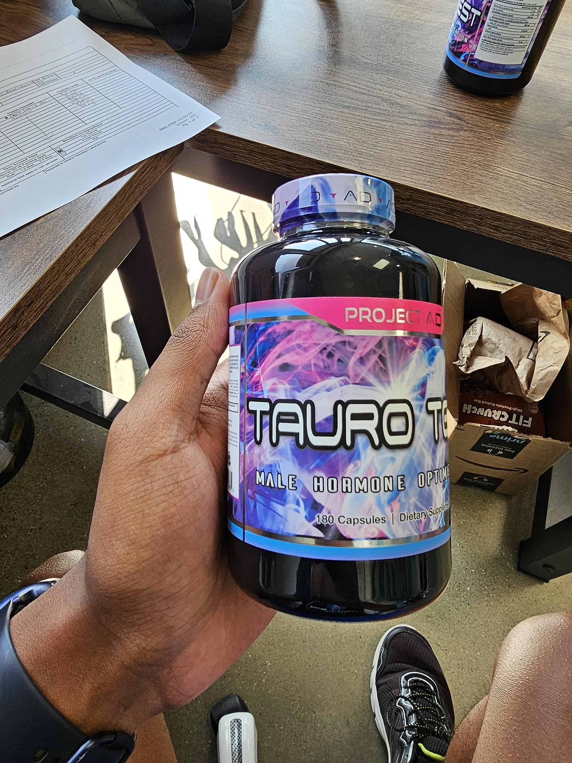 TauroTest daily dose guidance for training days