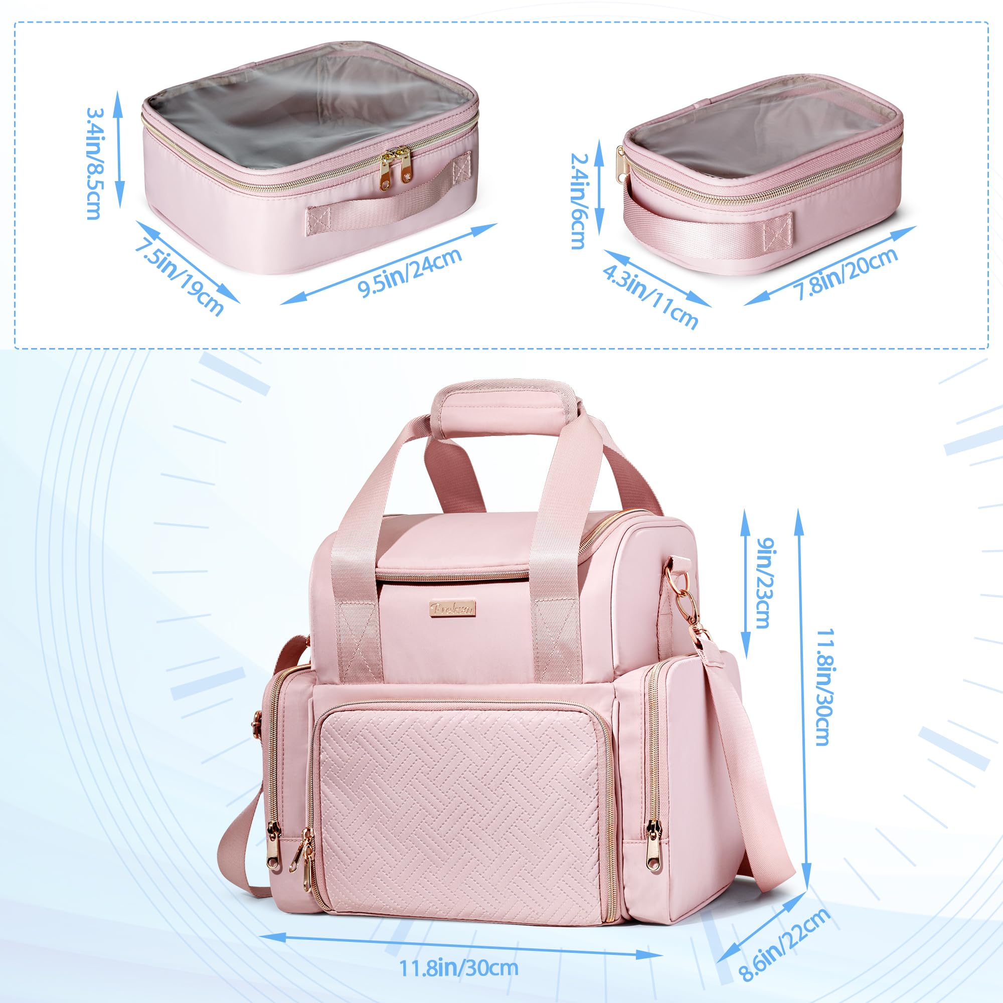 Prokva durable nylon construction with reinforced stitching withstands travel.