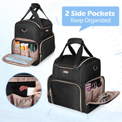 Prokva travel-ready bag includes adjustable strap for comfortable carry.