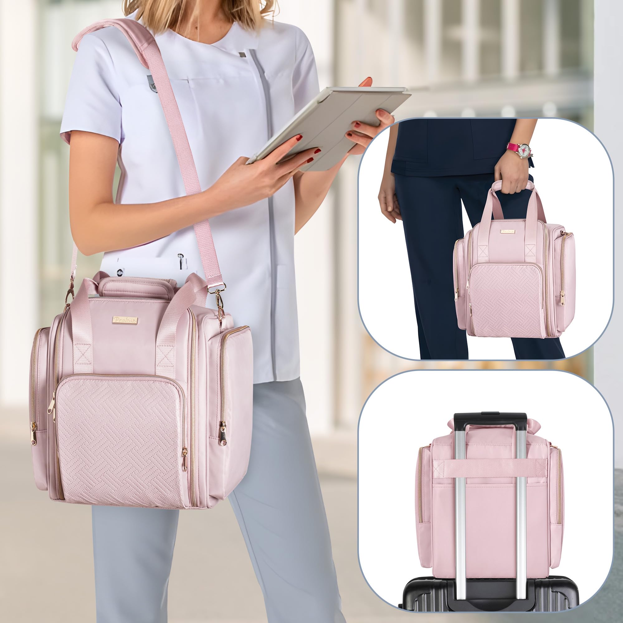Prokva travel ready bag in use with first aid supplies