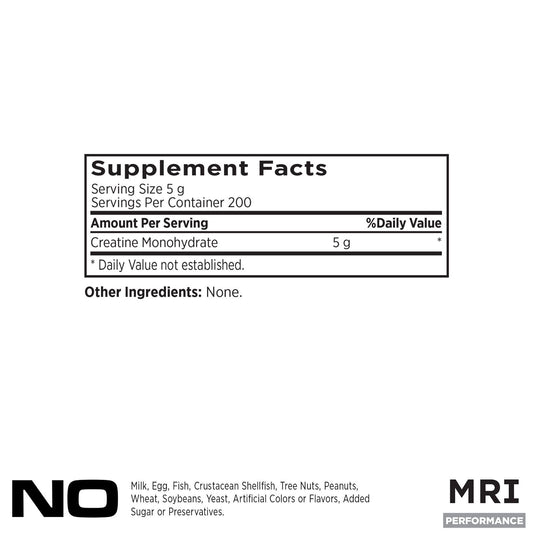 ProLab MRI Creatine micronized scoop for easy, consistent dosing.