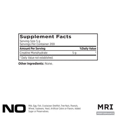 ProLab MRI Creatine micronized scoop for easy, consistent dosing.