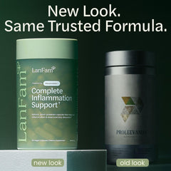 ProleevaMax label details emphasizing turmeric, boswellia, and resveratrol