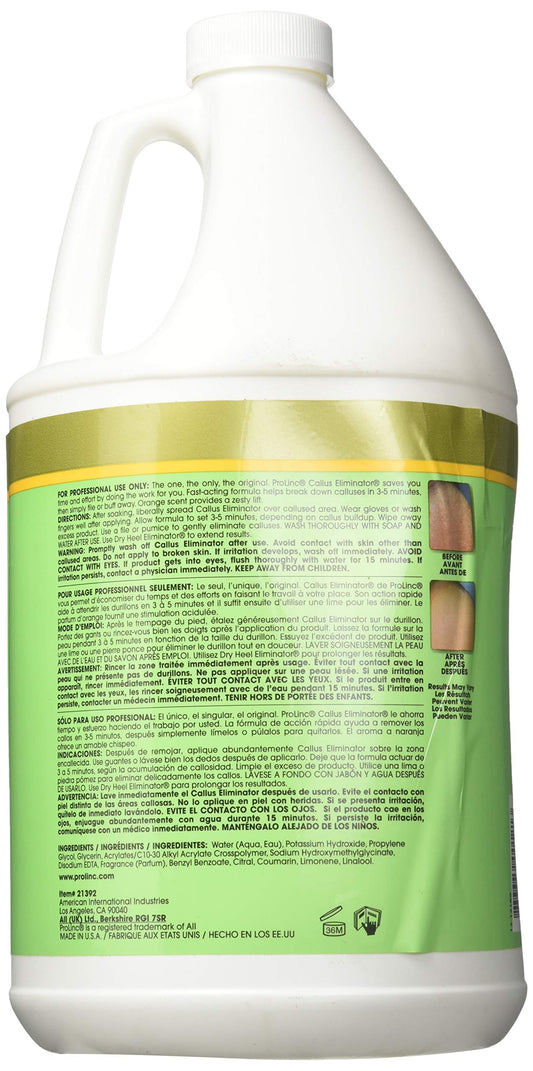 ProLinc Dry Heel Eliminator closeup showing callus breakdown in action