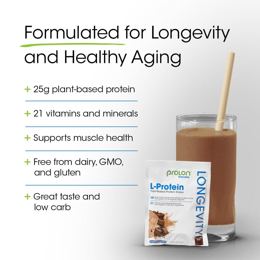 Prolon Longevity Protein Berry bottle displayed, ready for daily protein consumption and longevity-focused routine.