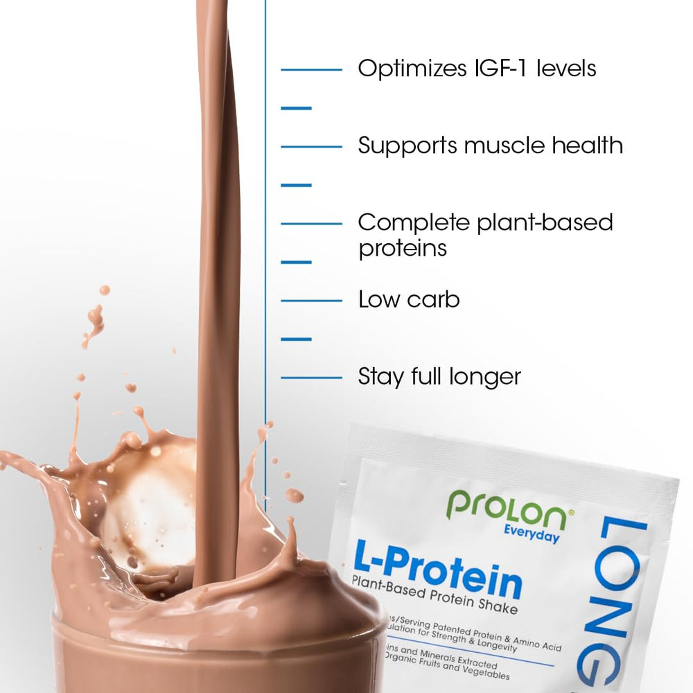 Included Prolon Longevity Protein Berry scoop measuring a precise serving for consistent intake.