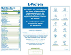 Prolon Longevity Protein Chocolate label close-up