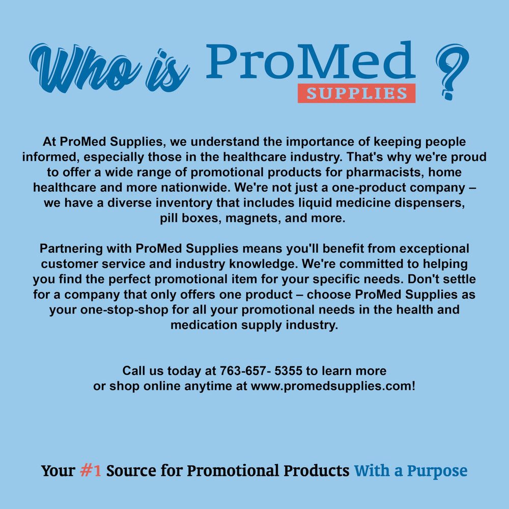 Promed organizer supports caregivers managing a loved one's daily pill routine.