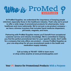 Promed organizer supports caregivers managing a loved one's daily pill routine.