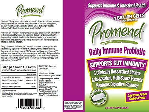 Promend daily-use packaging in a bag for on-the-go probiotic support