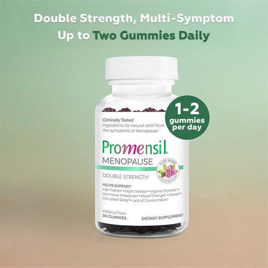 Promensil red clover iso-flavones ingredient close-up showcases plant-based balance
