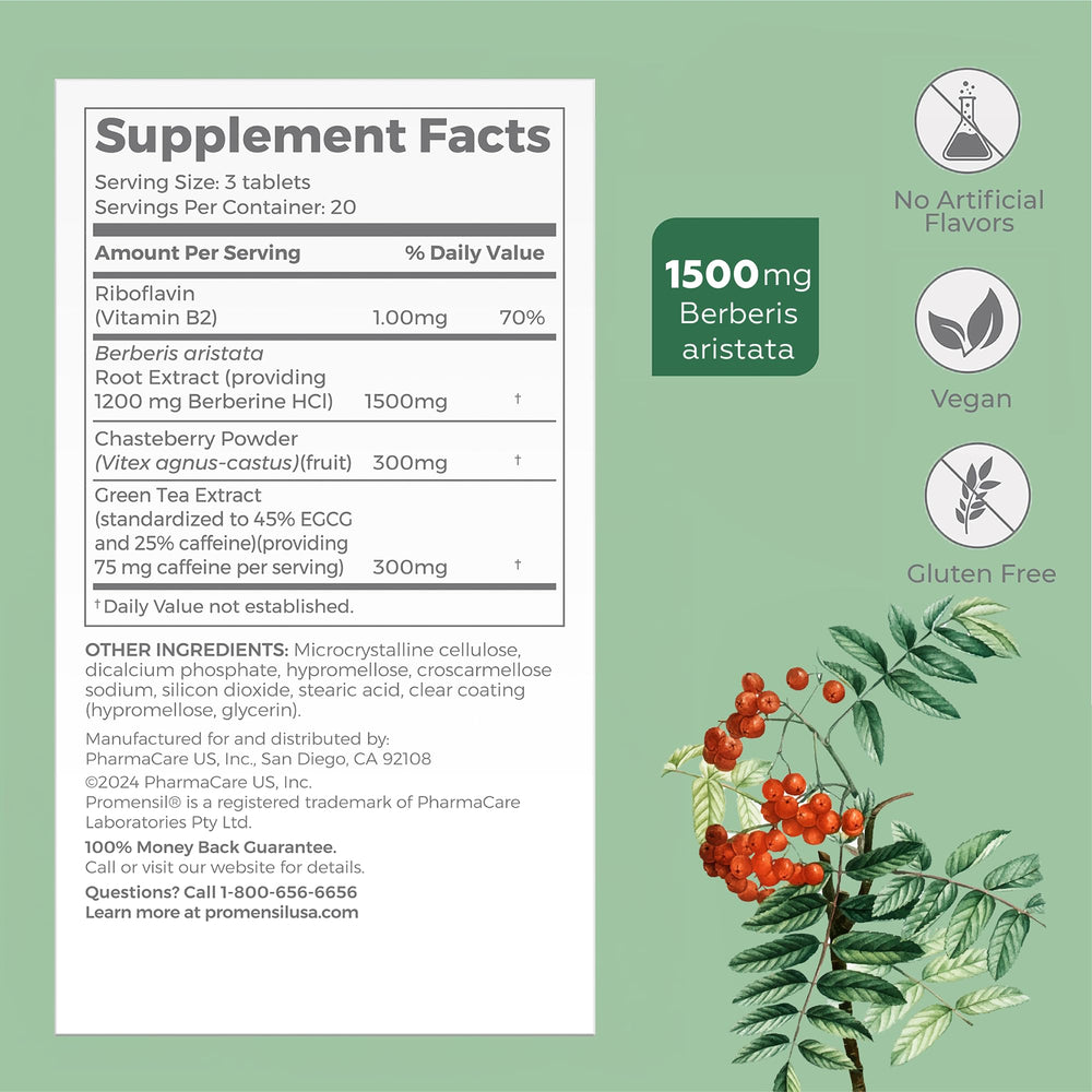 Promensil Weight Loss bottle with green tea extract highlighting EGCG for energy
