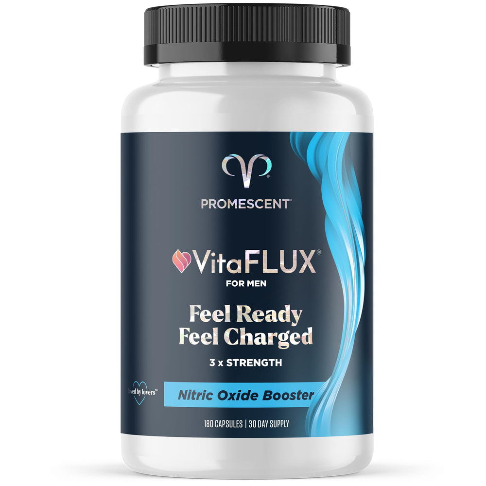 Promescent VitaFLUX capsules front view for daily vitality support.