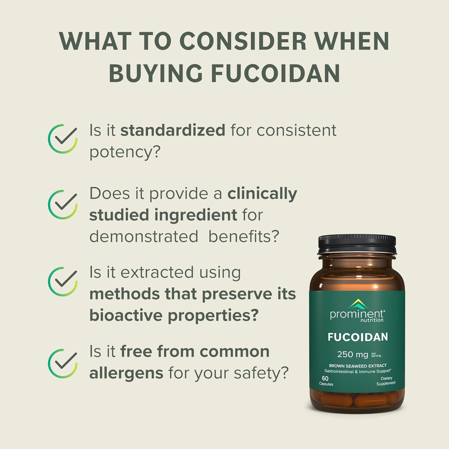Prominent Nutrition Fucoidan 2-pack packaging for ongoing use.