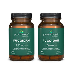 Prominent Nutrition Fucoidan bottle supports gut health and immune wellness.