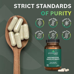 Prominent Nutrition magnesium bisglycinate lifestyle-use image suggests daily calm