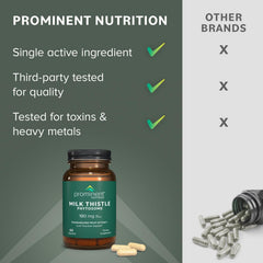 Prominent Nutrition Milk Thistle Phytosome daily-use setup — convenient liver support.