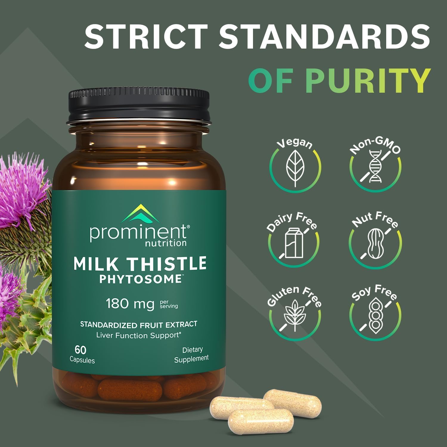 Prominent Nutrition Milk Thistle Phytosome packaging box — consistent daily use.
