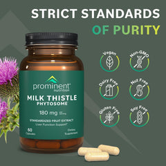 Prominent Nutrition Milk Thistle Phytosome packaging box — consistent daily use.