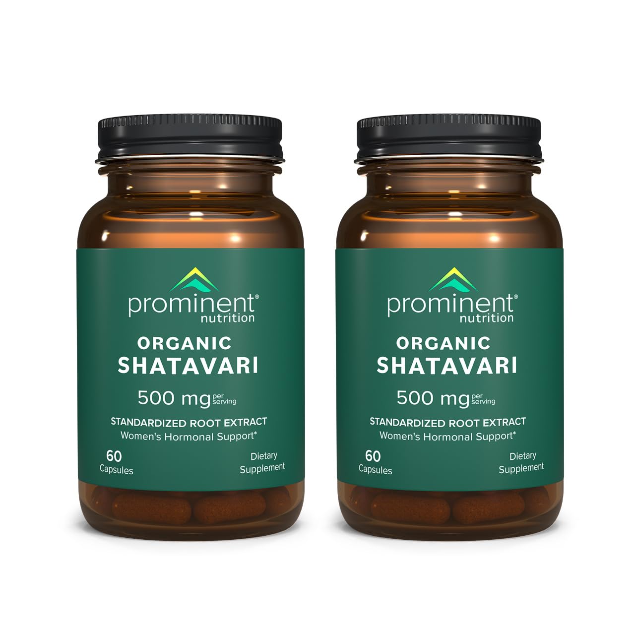 Prominent Nutrition Organic Shatavari Capsules bottle supports daily wellness for women