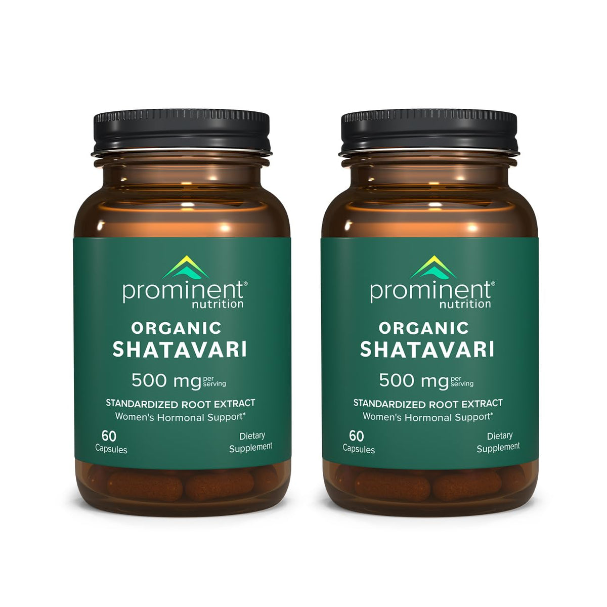 Prominent Nutrition Organic Shatavari Capsules bottle supports daily wellness for women