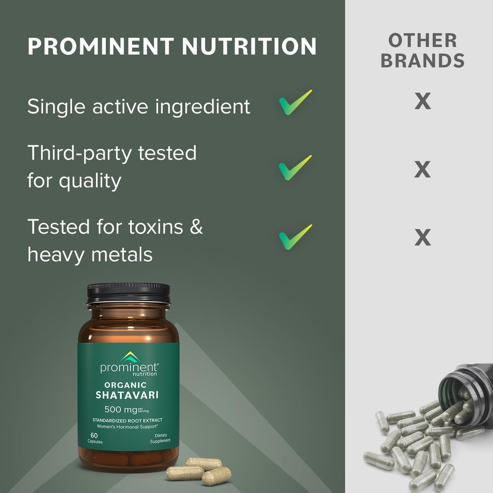 Prominent Nutrition Organic Shatavari Capsules woman daily use scene