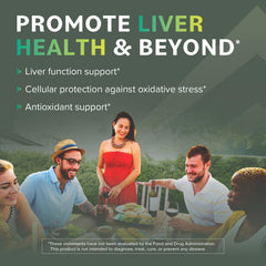 Prominent Nutrition Silybin 29% graphic emphasizes active ingredient and absorption benefits.