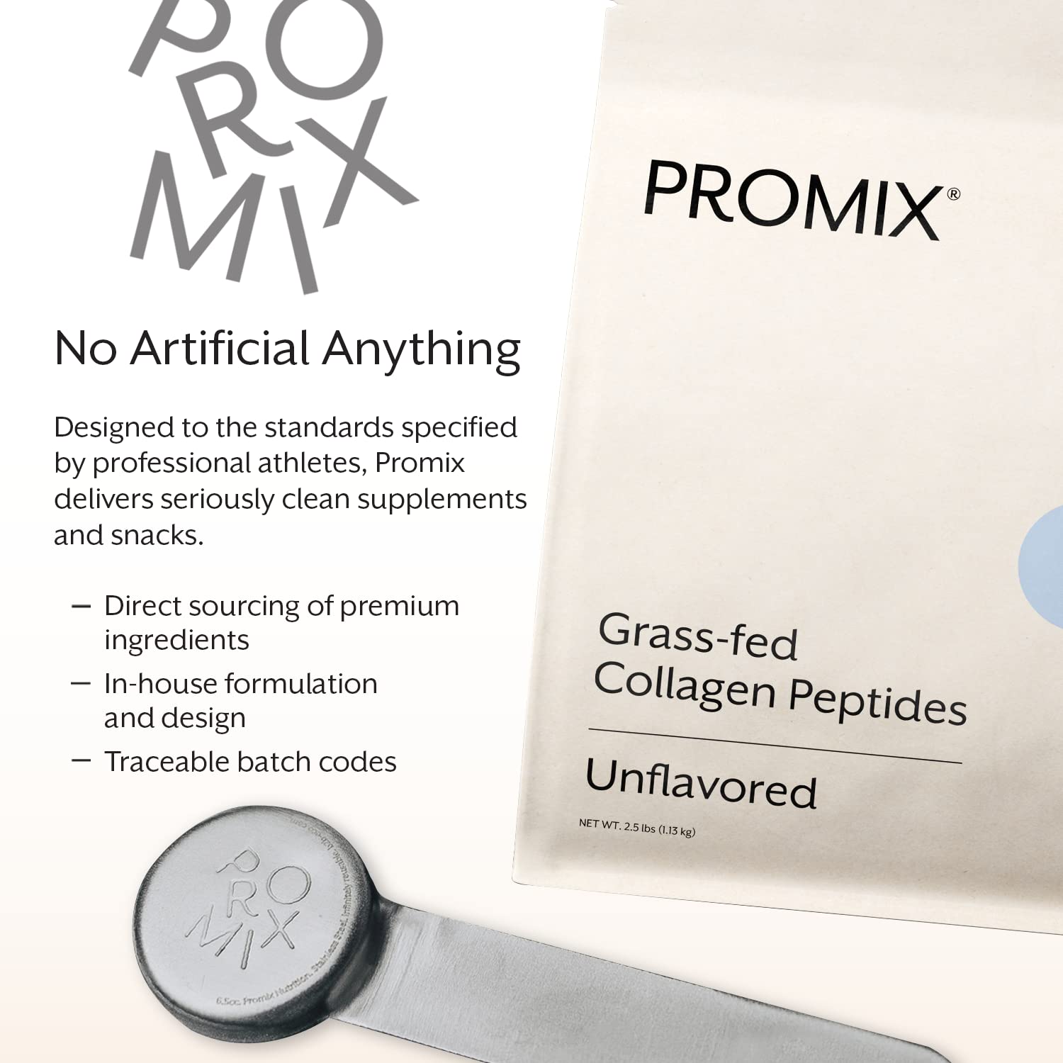 Promix Collagen Peptides mixed into a smoothie for texture and protein enrichment.