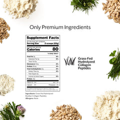Promix Hydrolyzed Collagen Peptides powder in shake demonstrates unflavored mixing.