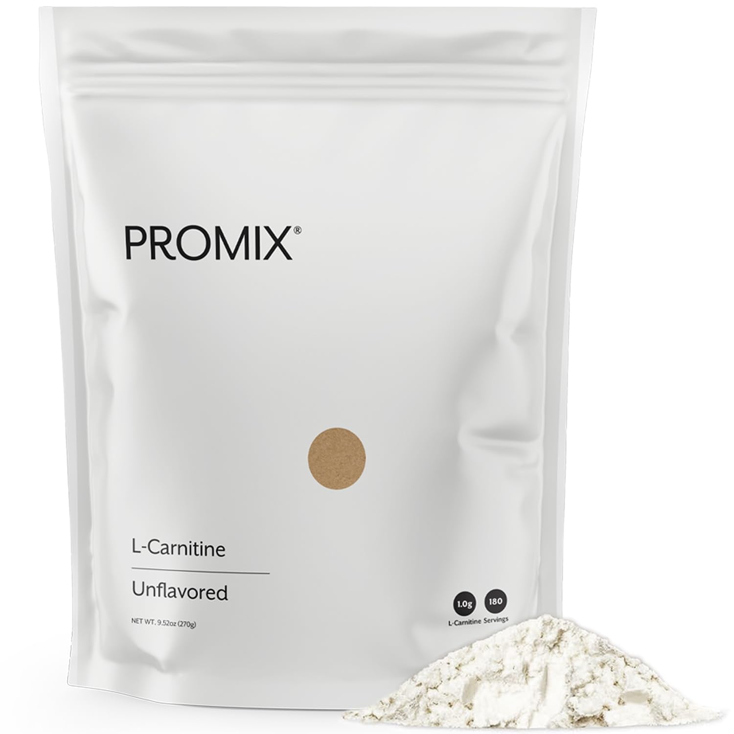ProMix L-Carnitine bottle front, sugar-free energy support.