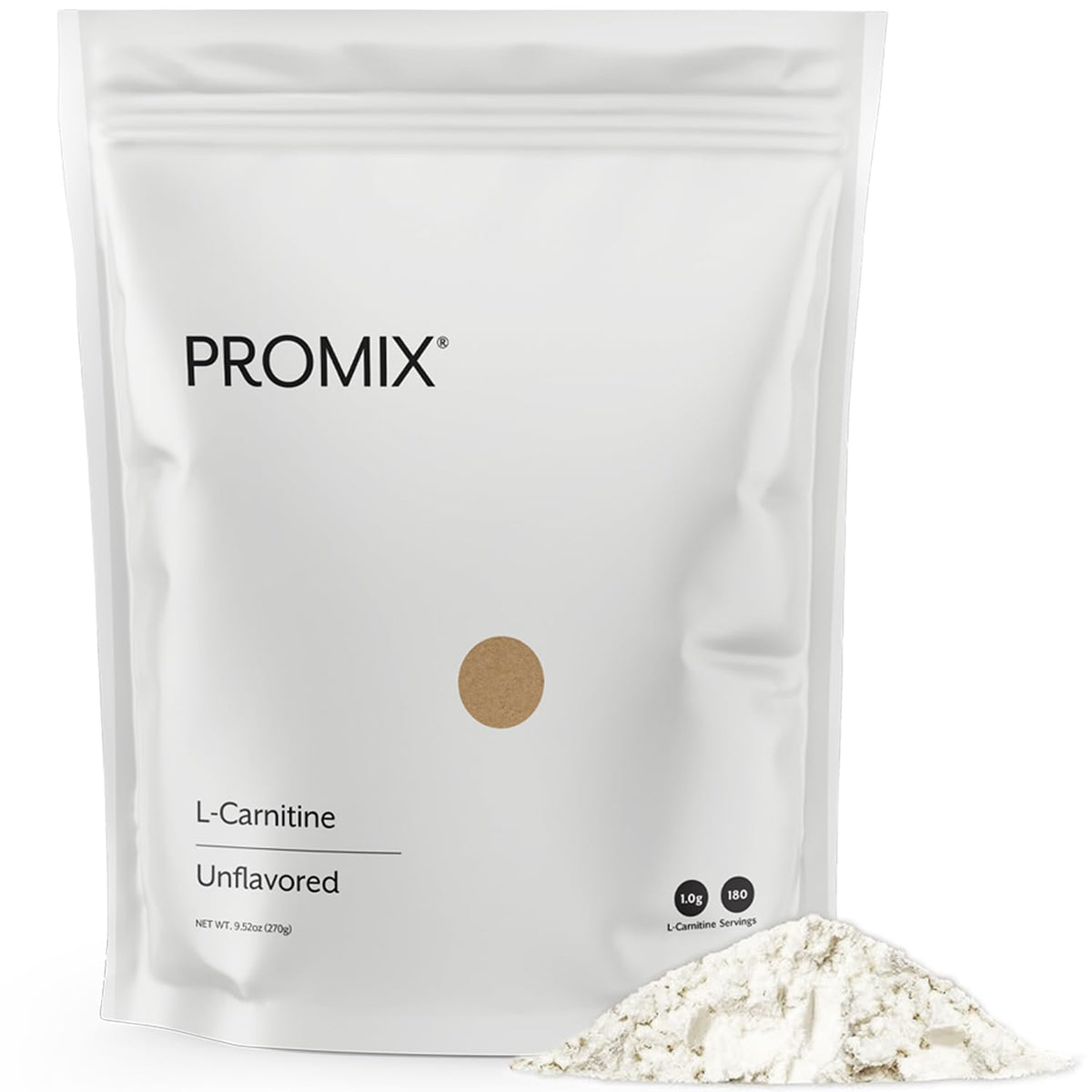 ProMix L-Carnitine bottle front, sugar-free energy support.