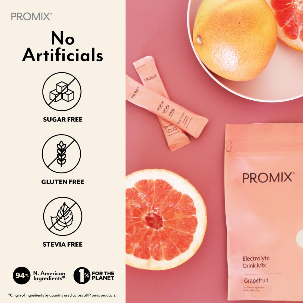 Promix Nutrition 30-count packaging on shelf for convenient hydration at home or gym.