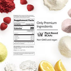 Promix BCAA scoop showing micronized powder for quick mix