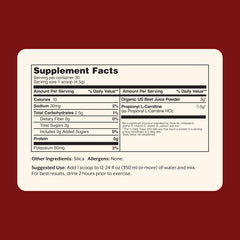ProMix Blood Flow packaging label highlighting clean ingredients.
