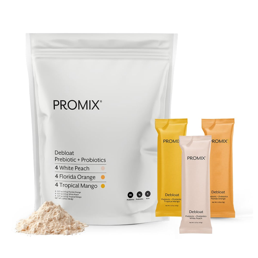 ProMix Nutrition Debloat bottle for daily gut support.