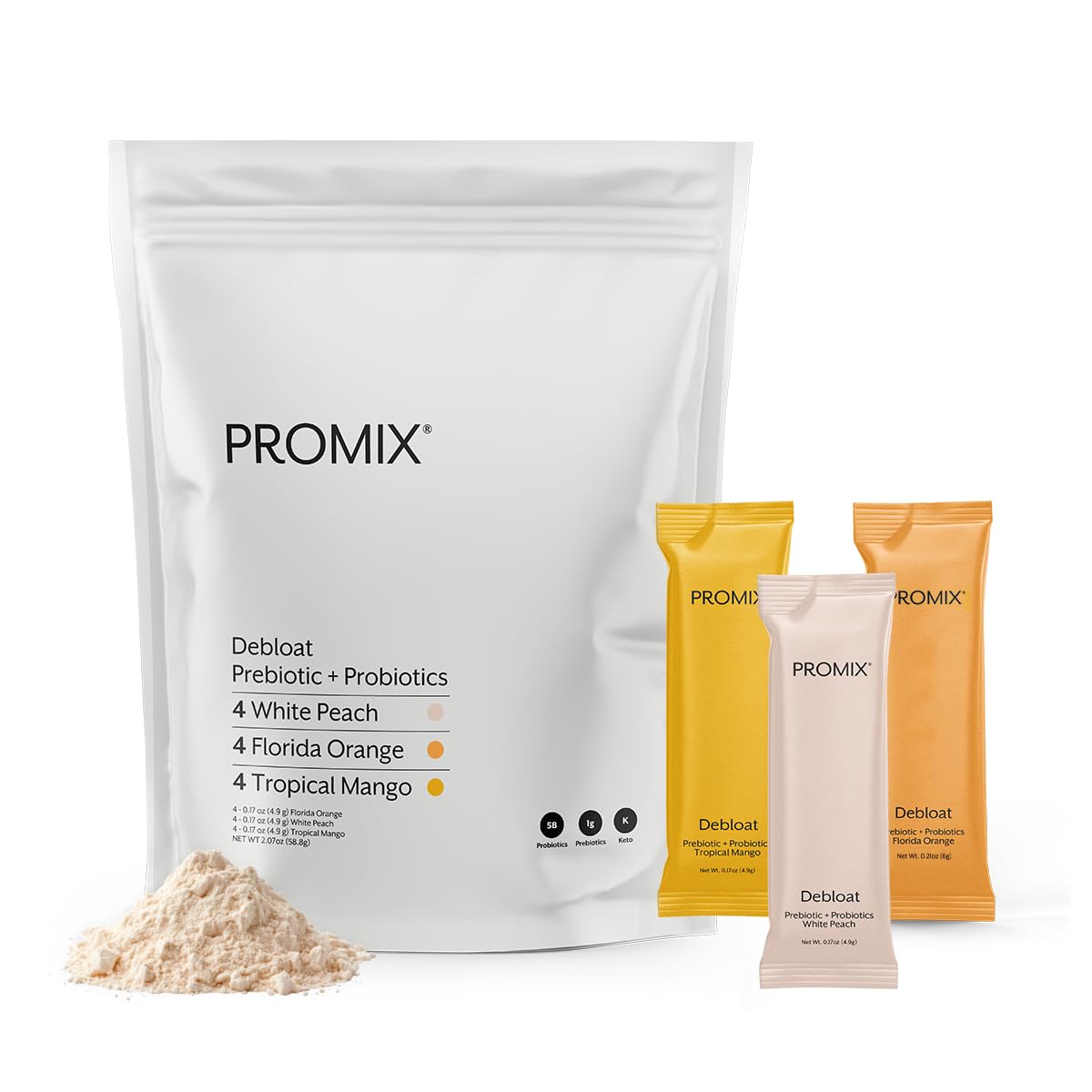 ProMix Nutrition Debloat bottle for daily gut support.