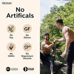 Promix Nutrition Heme Iron gut-friendly packaging communicates sustainable sourcing.