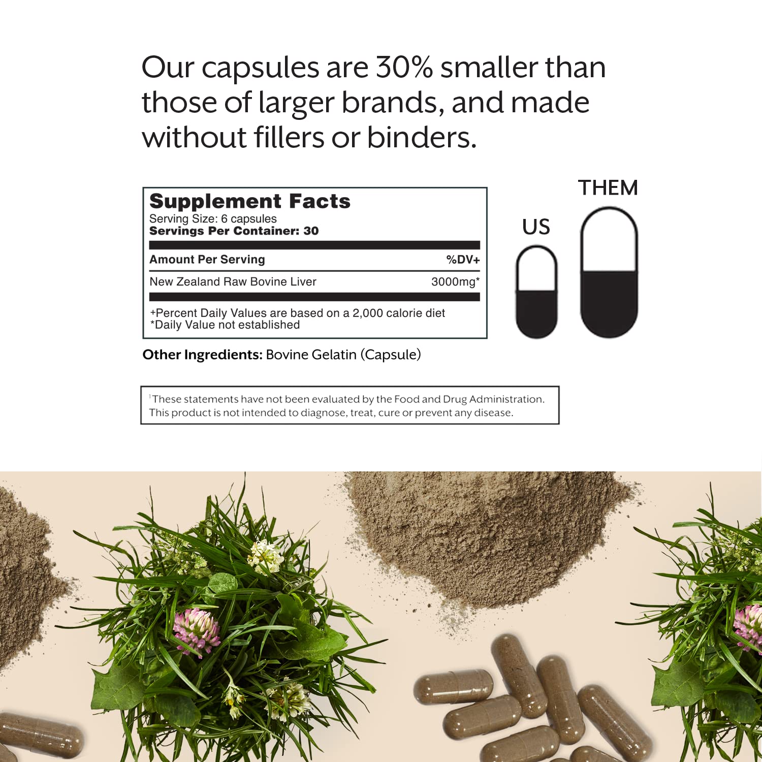 Promix Nutrition liver ingredients close-up emphasizing nutrient-dense profile