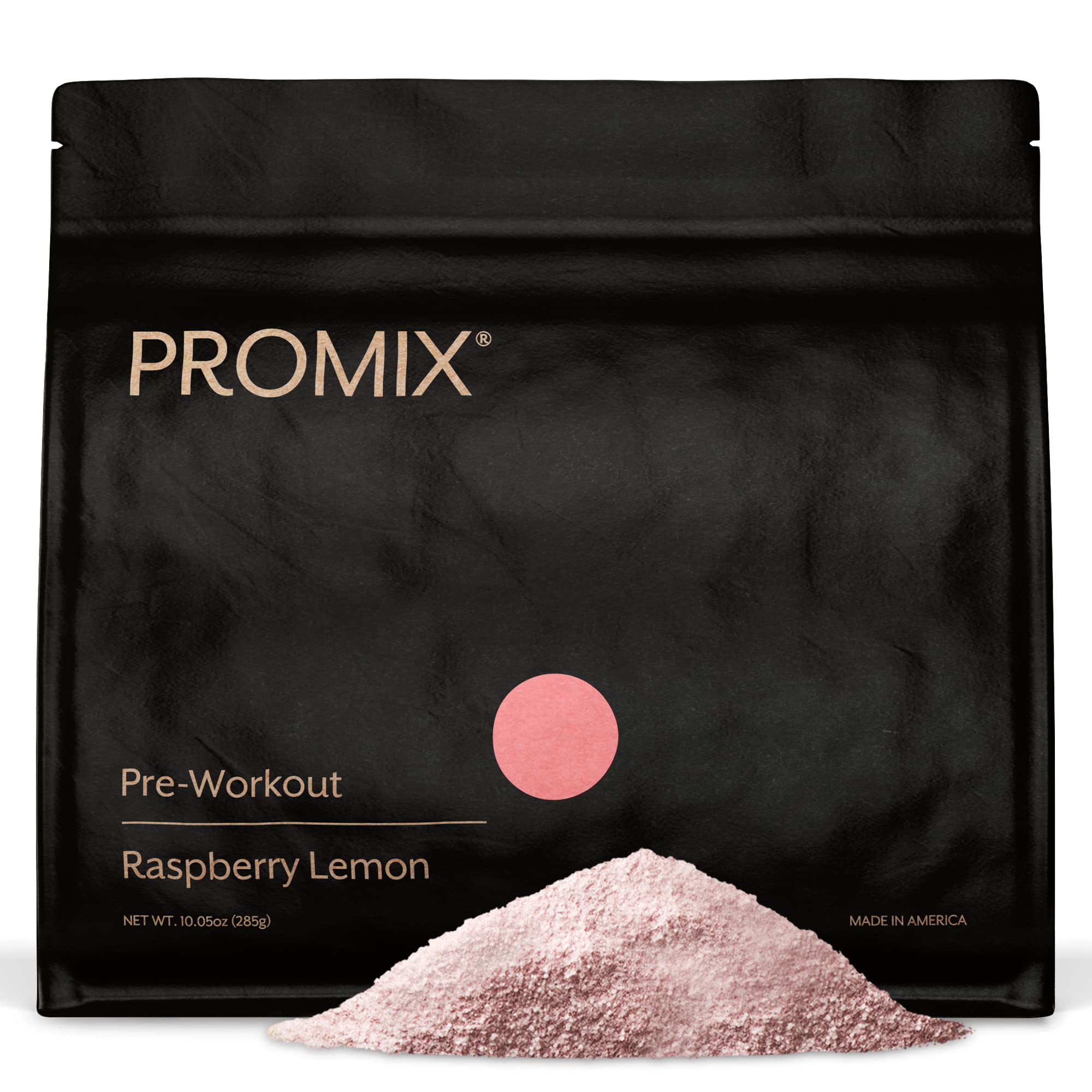 Promix Nutrition Pre-Workout Raspberry Lemon bottle for clean energy and focus.