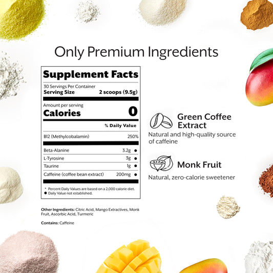 Promix Pre-Workout scoop showing serving size for endurance