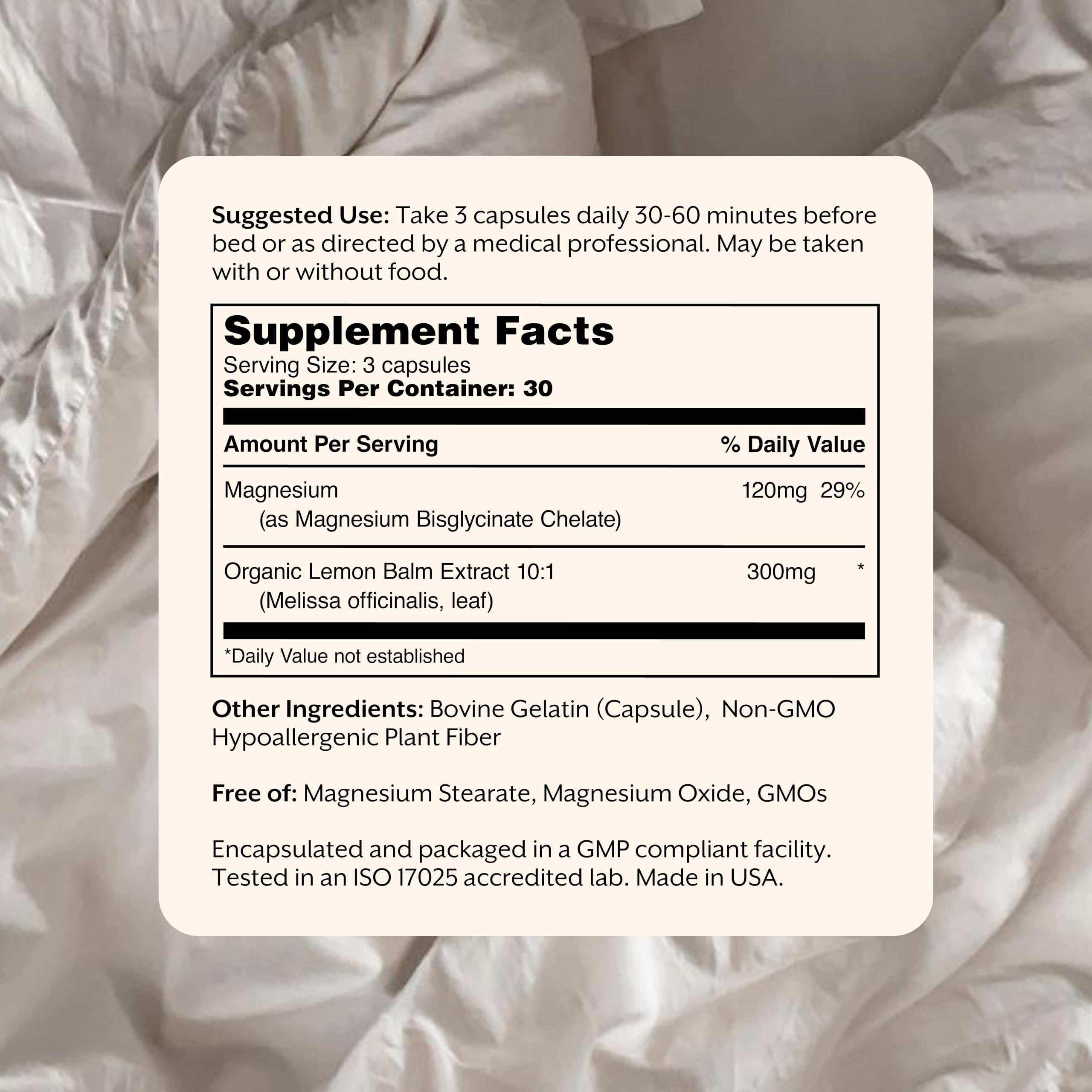 Promix Nutrition Relax capsules close-up highlighting easy nightly recovery.