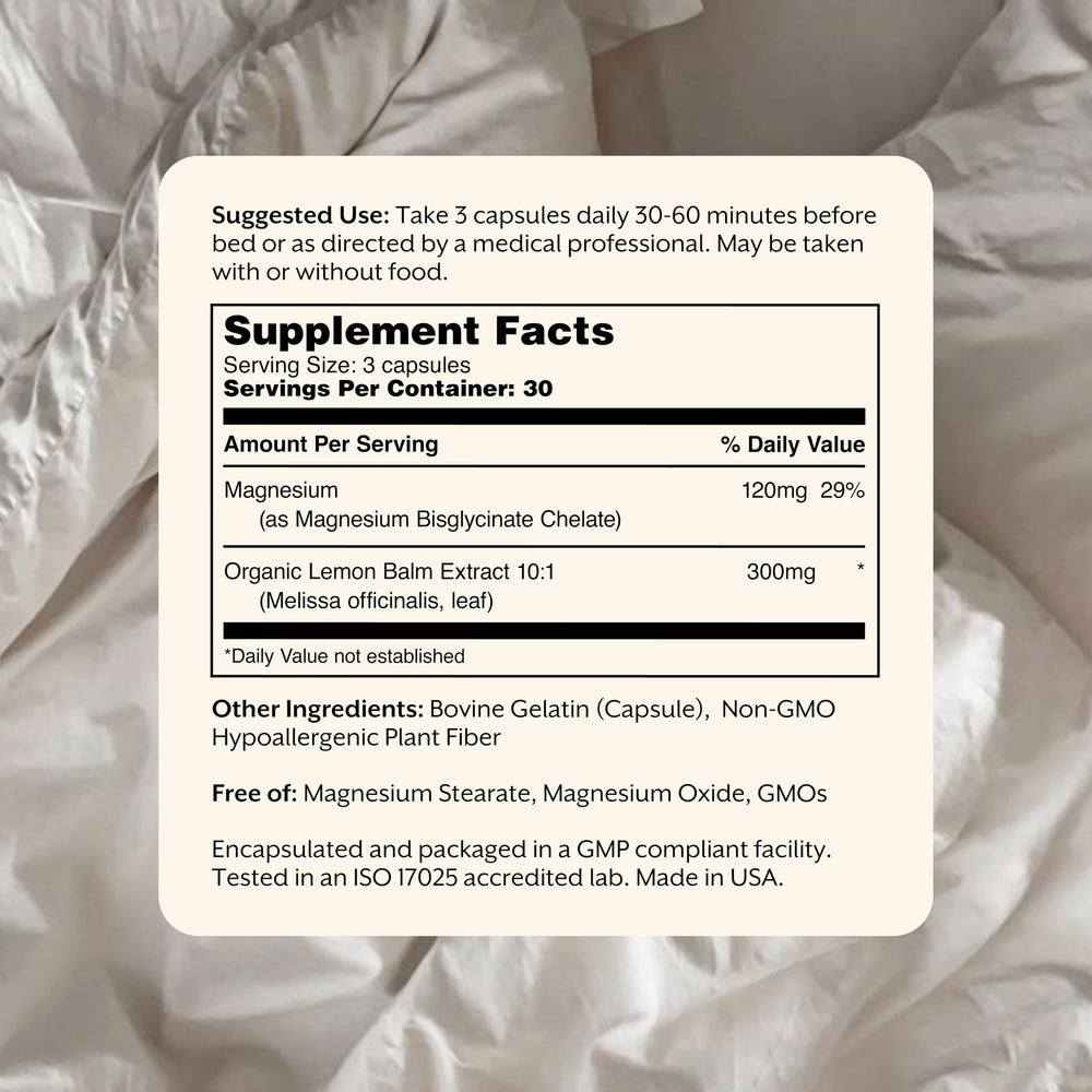 Promix Nutrition Relax capsules close-up highlighting easy nightly recovery.