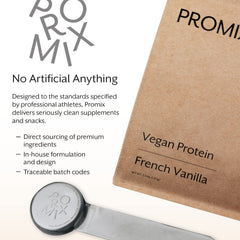 Promix Nutrition vegan protein baking-dish—protein-rich treats and recipes.