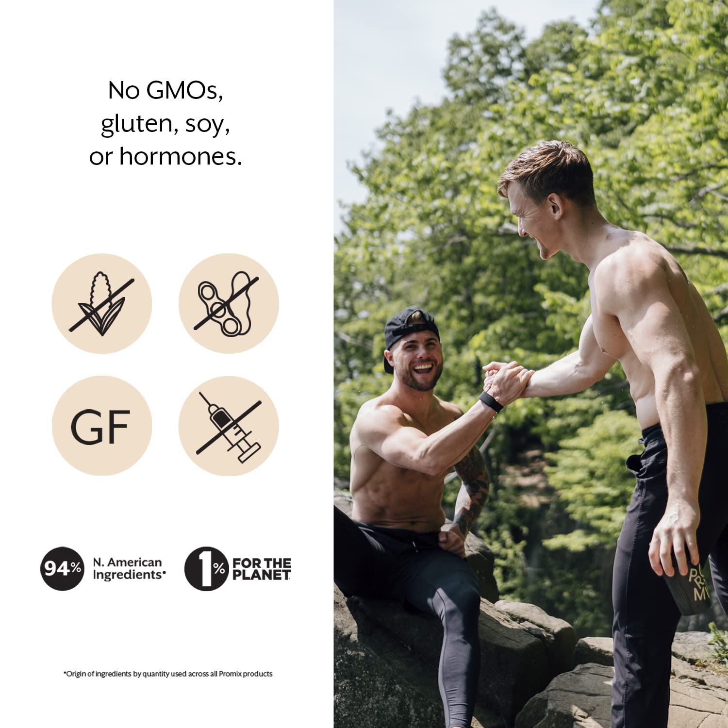 Promix Nutrition post-workout shake shown for quick protein refuel.