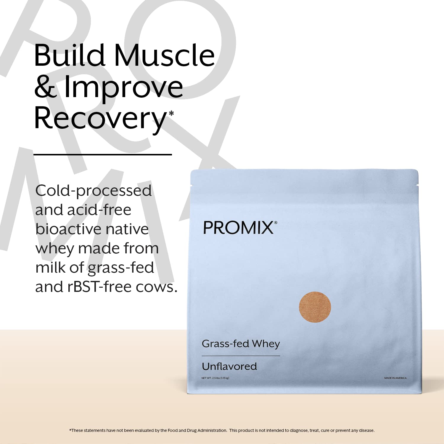 ProMix Nutrition whey unflavored in a glass shake with smooth texture