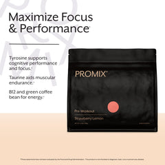 Promix Pre-Workout mixing glass with a smooth, sugar-free shake