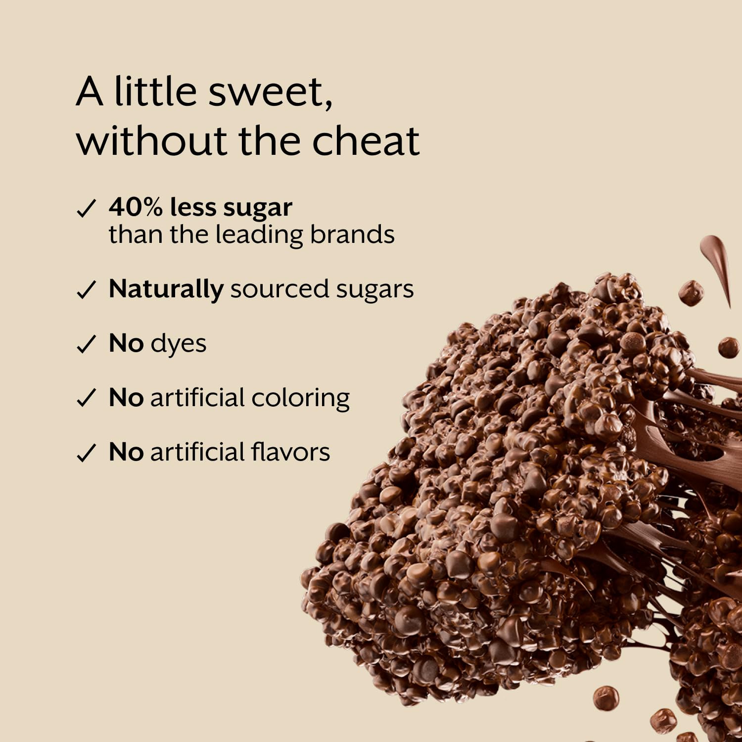 ProMix Puff Bars mint chocolate texture showing airy crunch