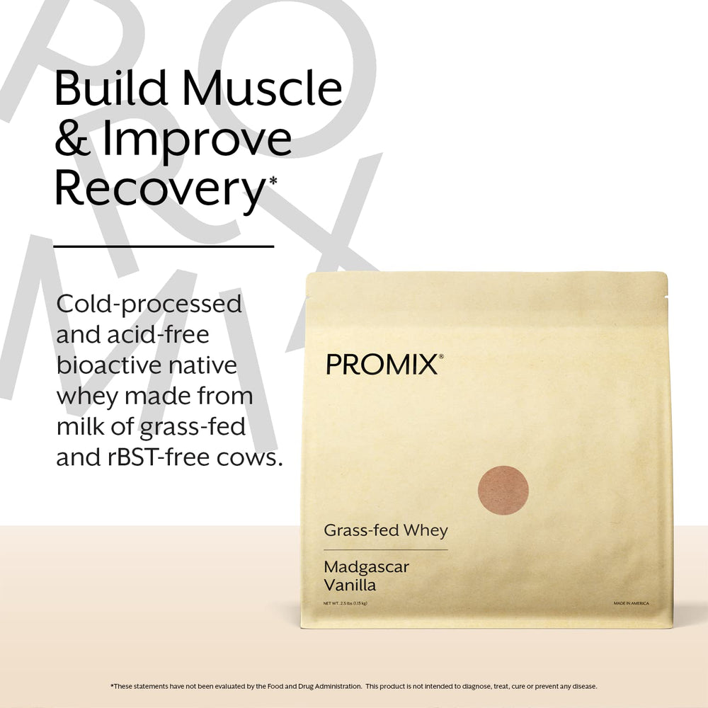 Promix vanilla whey shake in glass showing smooth texture and creamy taste