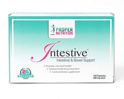 Proper Nutrition Intestive 500 mg bottle with capsules ready for daily digestive support