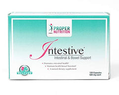 Proper Nutrition Intestive 500 mg bottle with capsules ready for daily digestive support